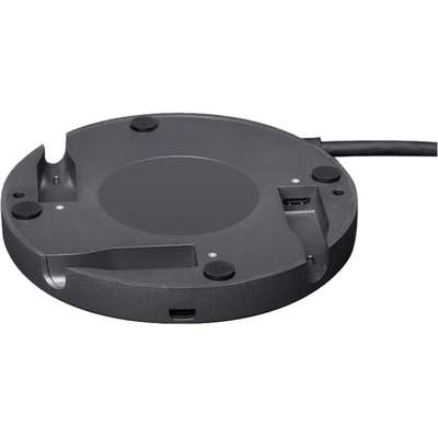 Logitech Rally System - Rally Mic Pod underside cable routing/connector view