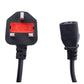 Generic representative image: 3-pin UK plug to IEC C13 power cable with fuse
