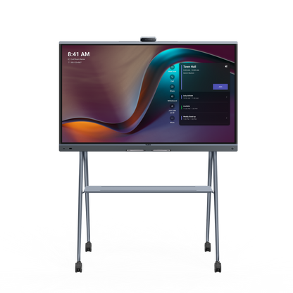 Yealink MeetingBoard 86 Pro - floor stand front view, built-in camera