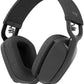 Earpads shown mounted on a Logitech Zone Vibe 100 Graphite headset for color/context reference