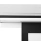 Premium Series recessed motorized screen deployed