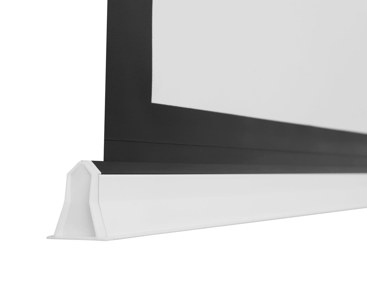 Premium Series recessed motorized screen endcap detail