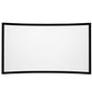 Grandview WB7 fabric used in Curved Series fixed frame screen