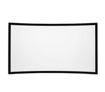 Grandview Curved Series fixed frame screen - front view