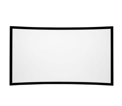 Grandview Curved Series fixed frame screen - front view