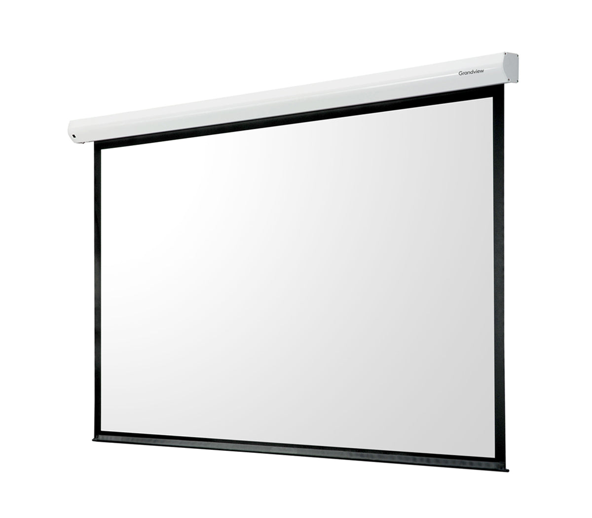 Grandview Cyber Series Motorized Screen - angle view