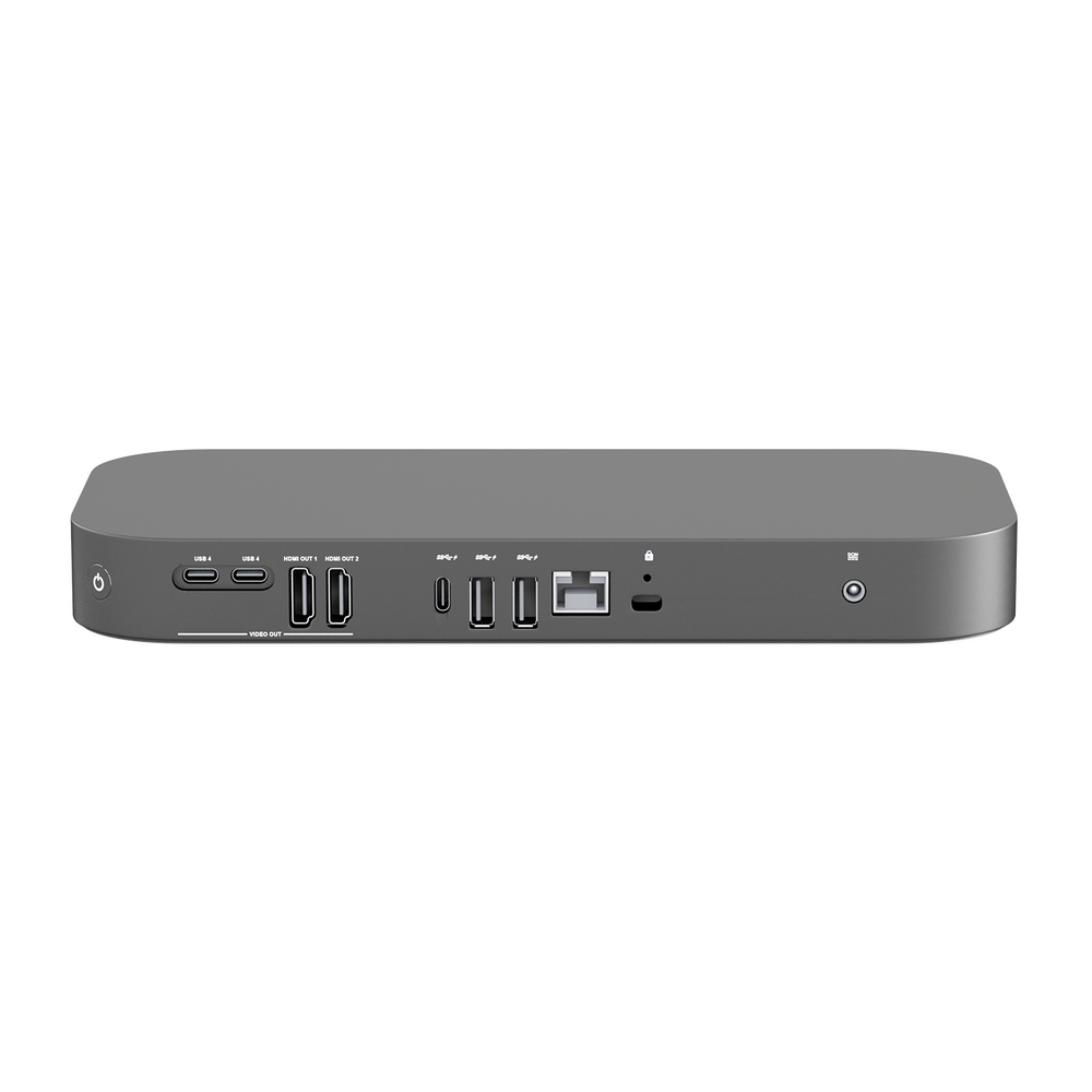 CTL Google Meet Compute System GQE20C - rear panel with USB4, HDMI, USB-A/C, RJ45 ports