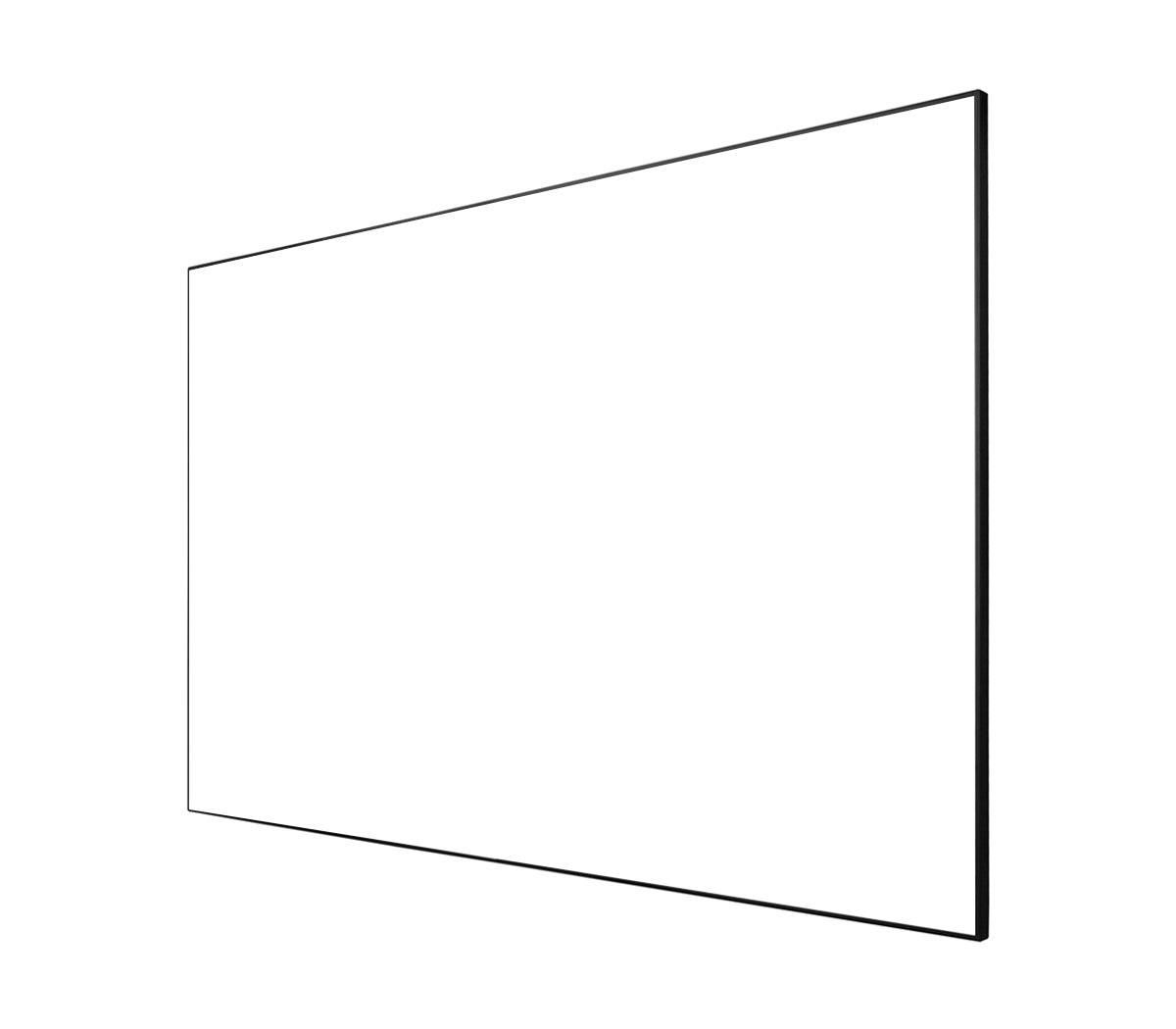 Grandview Edge Series R7 fixed frame screen - in-room view