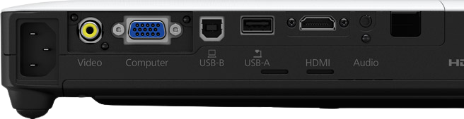 Epson EB-1785W connectivity view