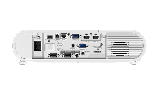 Epson EB-W50 interfaces view