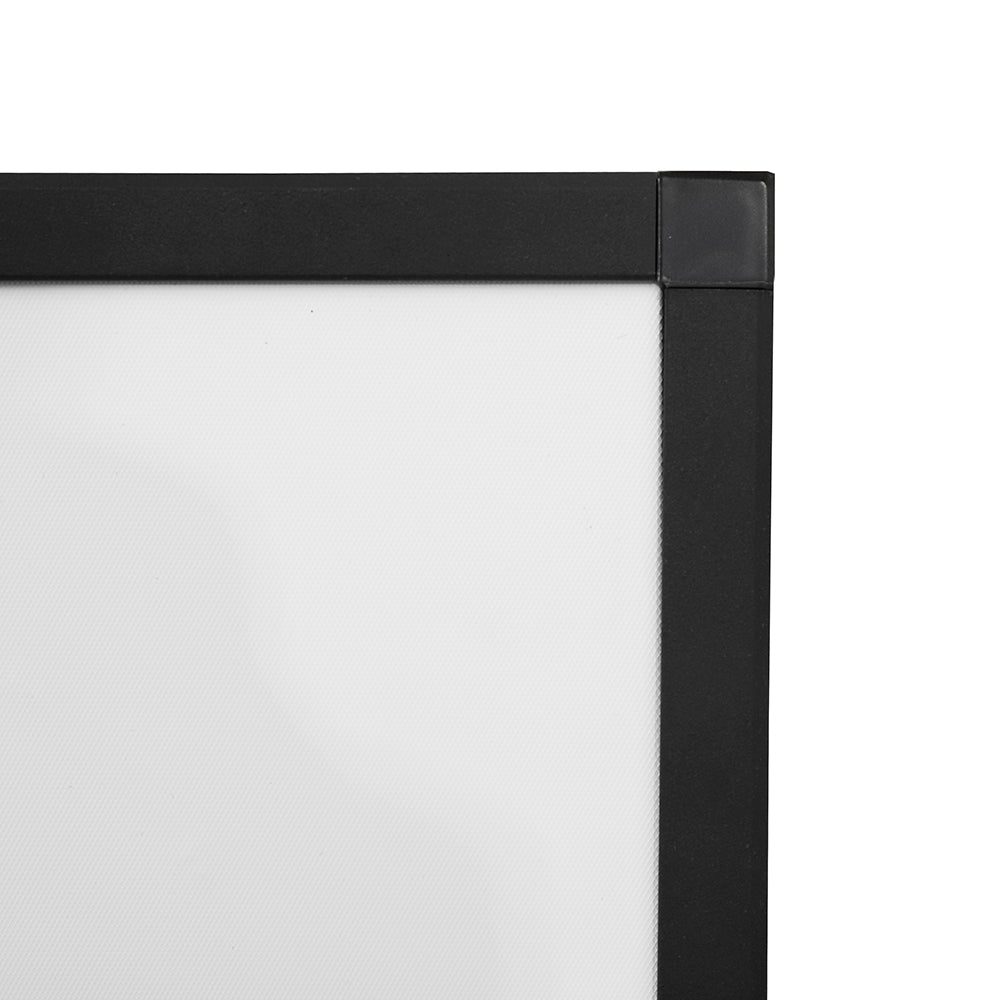 Grandview Edge Series R7 fixed frame screen - corner close-up