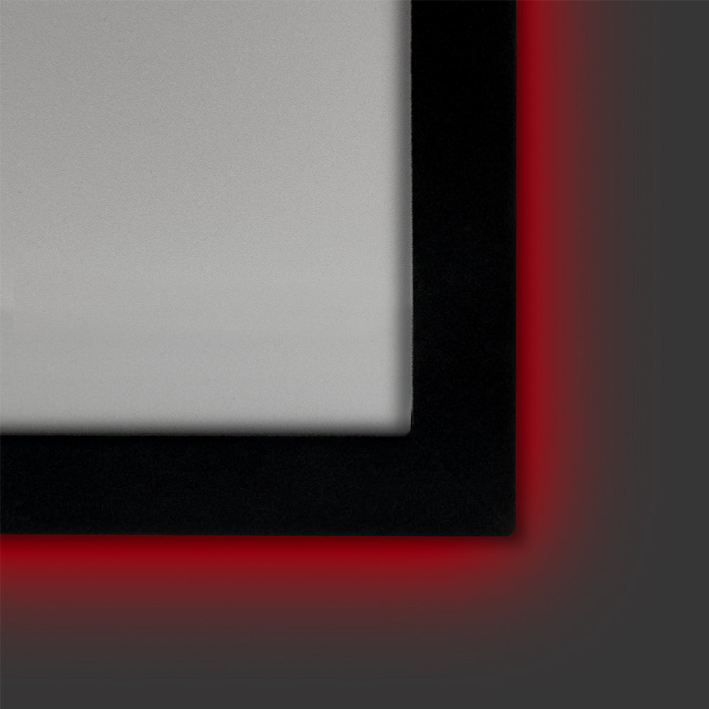 Grandview Edge Series S7 fixed frame screen - corner close-up