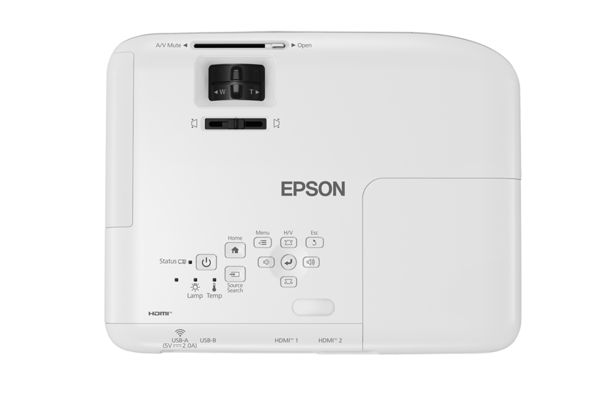 Epson EB-X52 top view