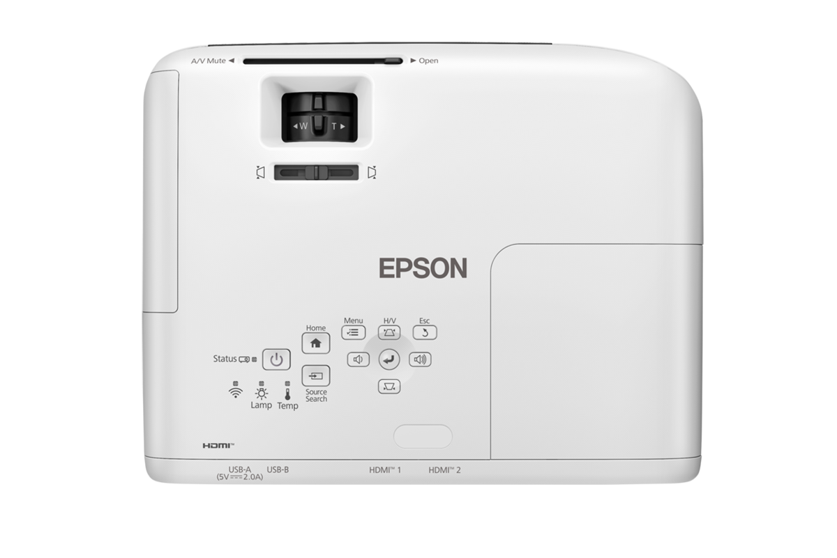 Epson EB-W55 top view