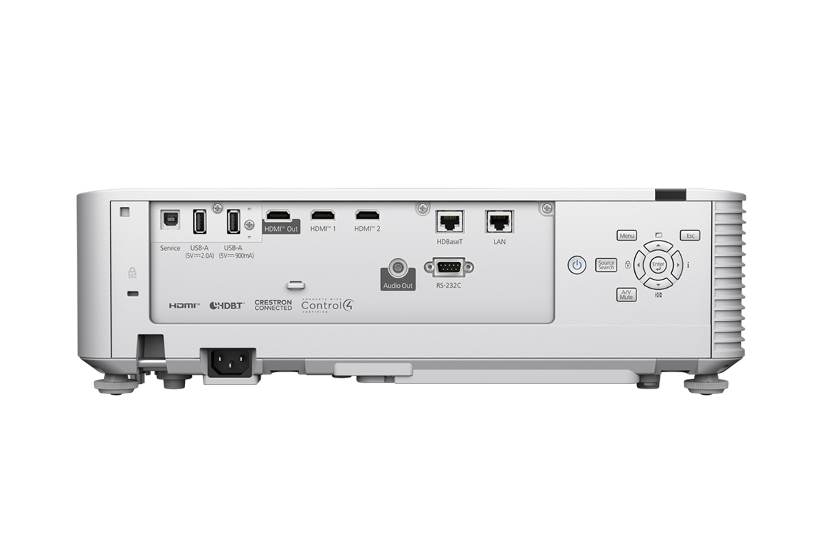 Epson EB-L690U back connectivity view
