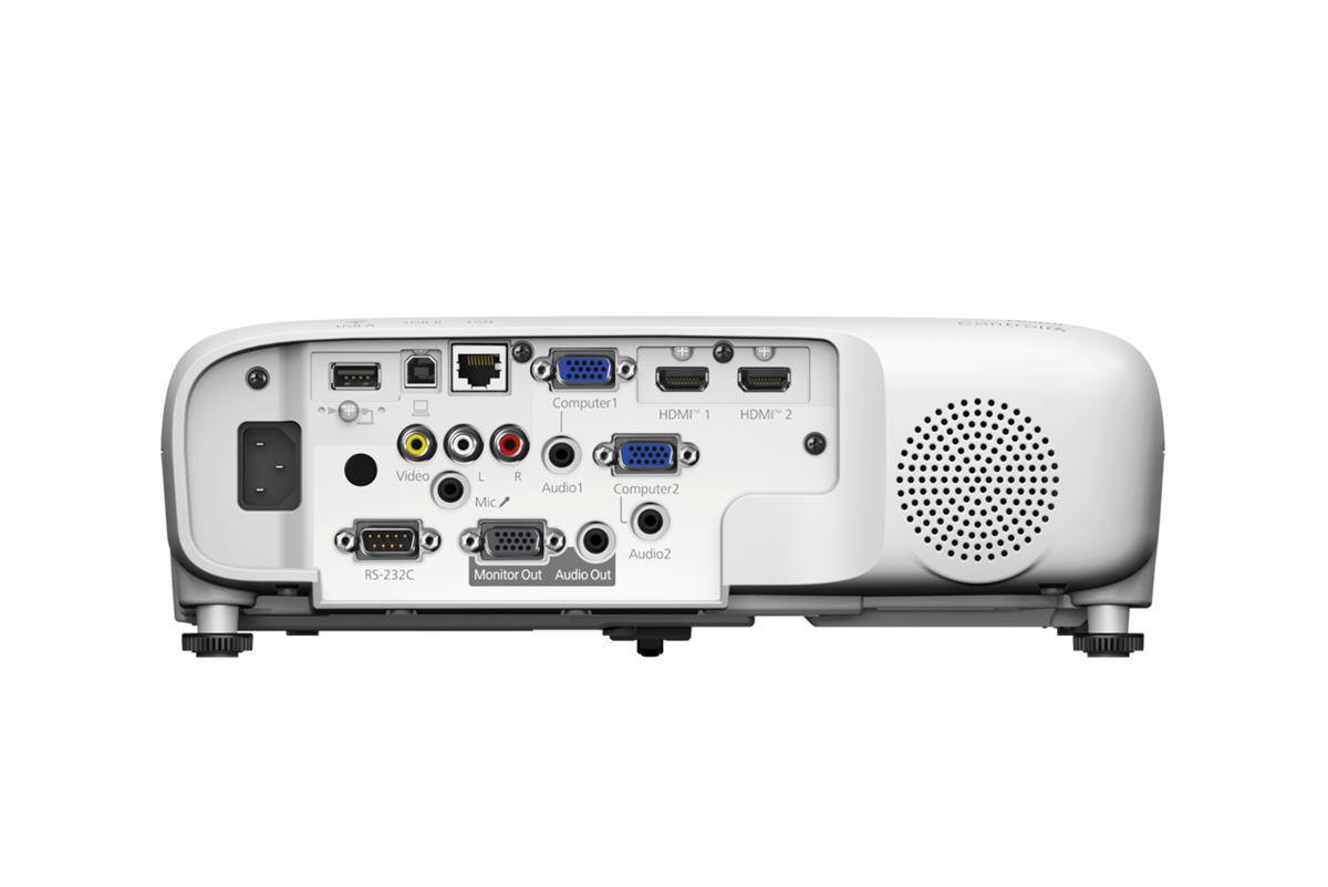 Epson EB-W56S back connectivity view