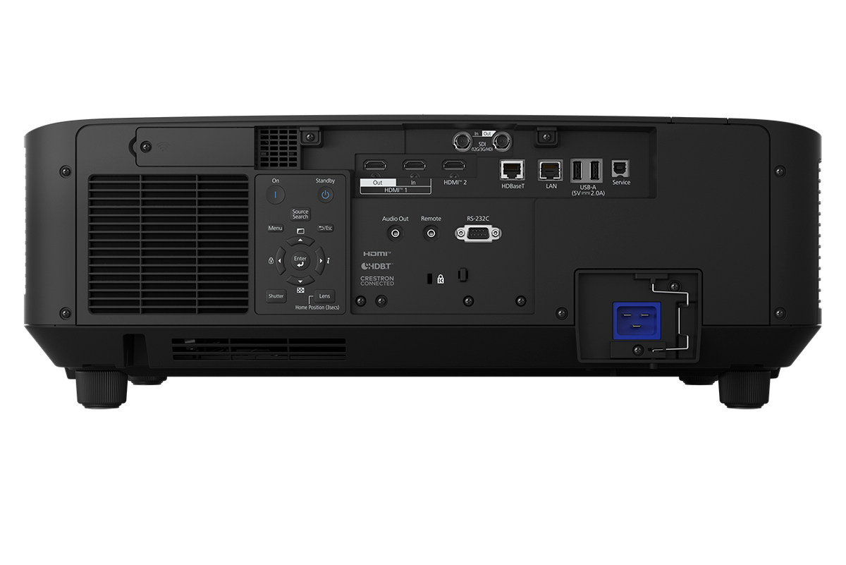 Epson EB-PQ2213B back connectivity view