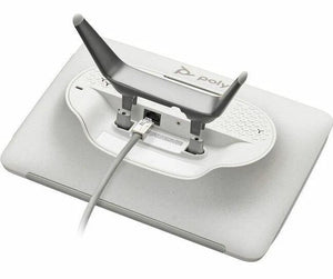 Poly TC10 White Wall Mount - alternate angle