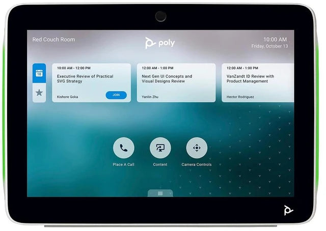 Poly TC10 White Touch Controller - rear view