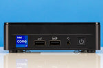 Zoom Rooms compute PC (Intel NUC 13 Pro form factor) - front view