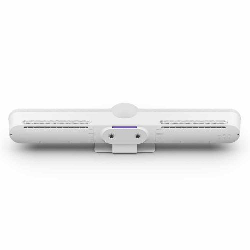 Rally Bar - White back showing ports and connectivity