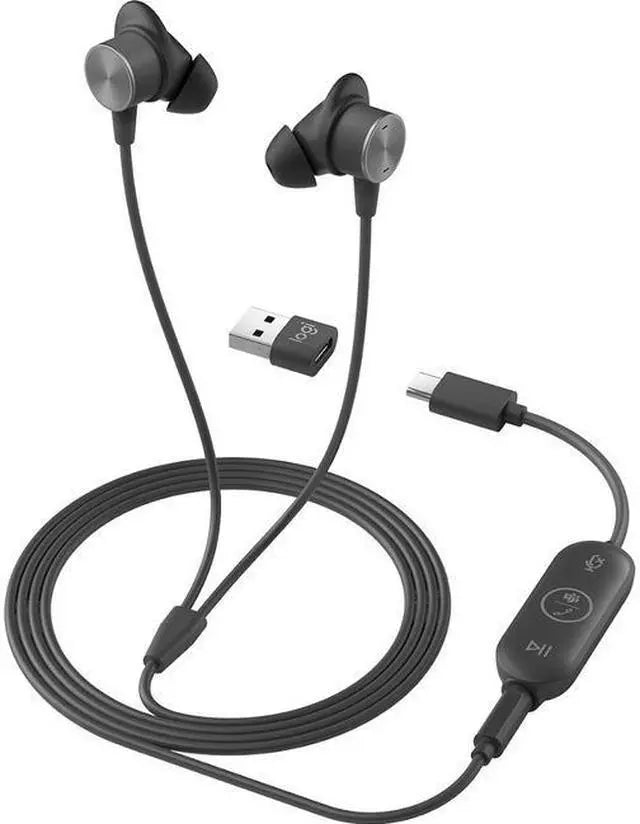 Logi Zone Wired Earbuds Teams