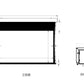 Grandview Fantasy Series Tab-Tension Screen - dimension diagram