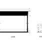 Premium Series tab-tension screen dimension diagram