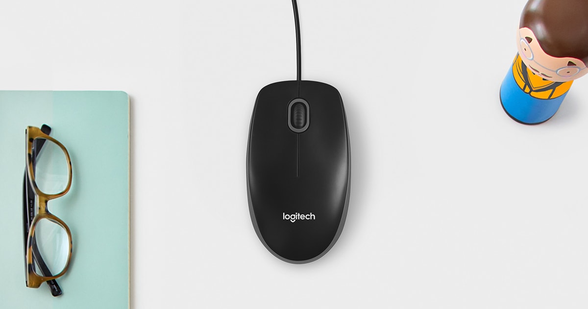 B100 Optical USB Mouse - Black