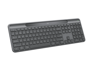 Logitech Slim Solar+ K980 for Business Graphite - alternate angle