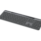 Logitech Slim Solar+ K980 for Business Graphite - detail view