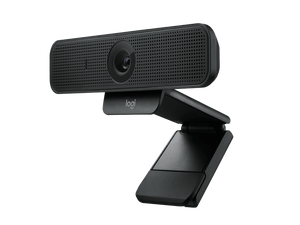 Logitech C925e webcam - angled view