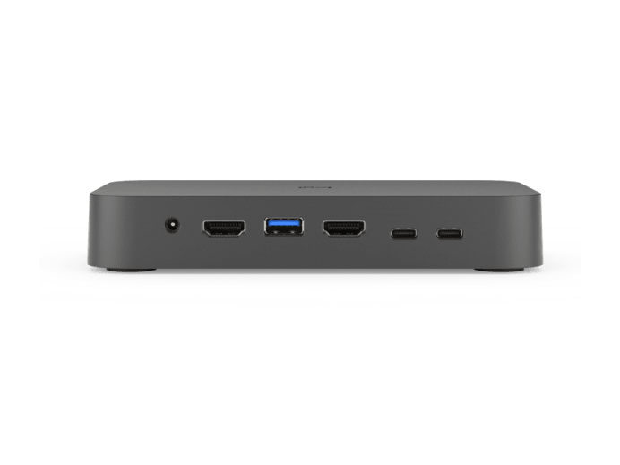Logitech Swytch laptop link - alternate angle view