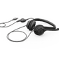 Logitech H390 headset - top view showing USB-A cable connector