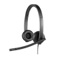 Logitech H570e Stereo headset left side view