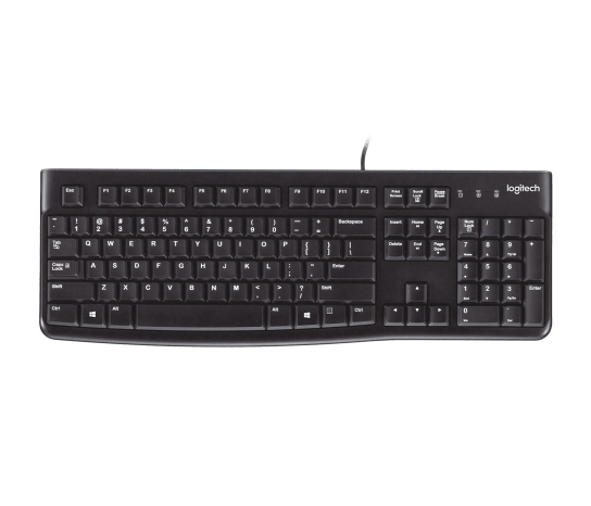 K120 Corded Keyboard - Black