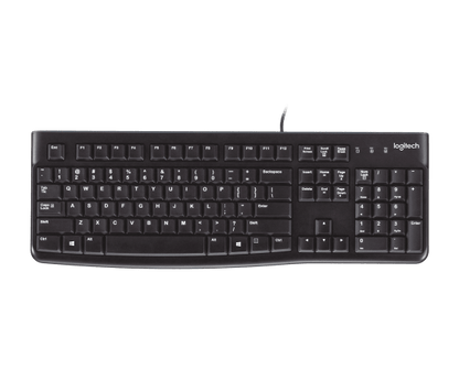 K120 Corded Keyboard - Black