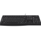 Logitech K120 Corded Keyboard Black with USB cable