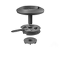Logitech Rally Mic Pod Table Mount White installed view