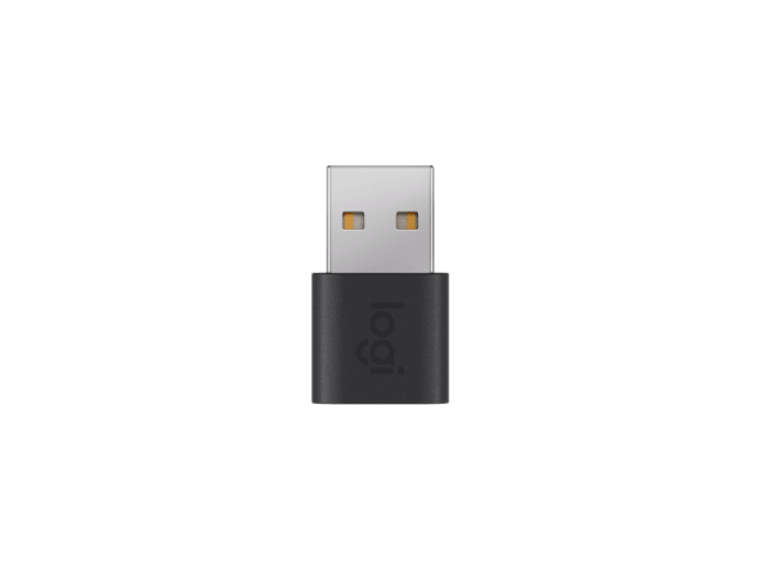 Logitech Zone Wired USB-C to A Adapter - top view