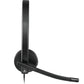 Logitech H570e Mono USB Headset - alternate angle with USB cable