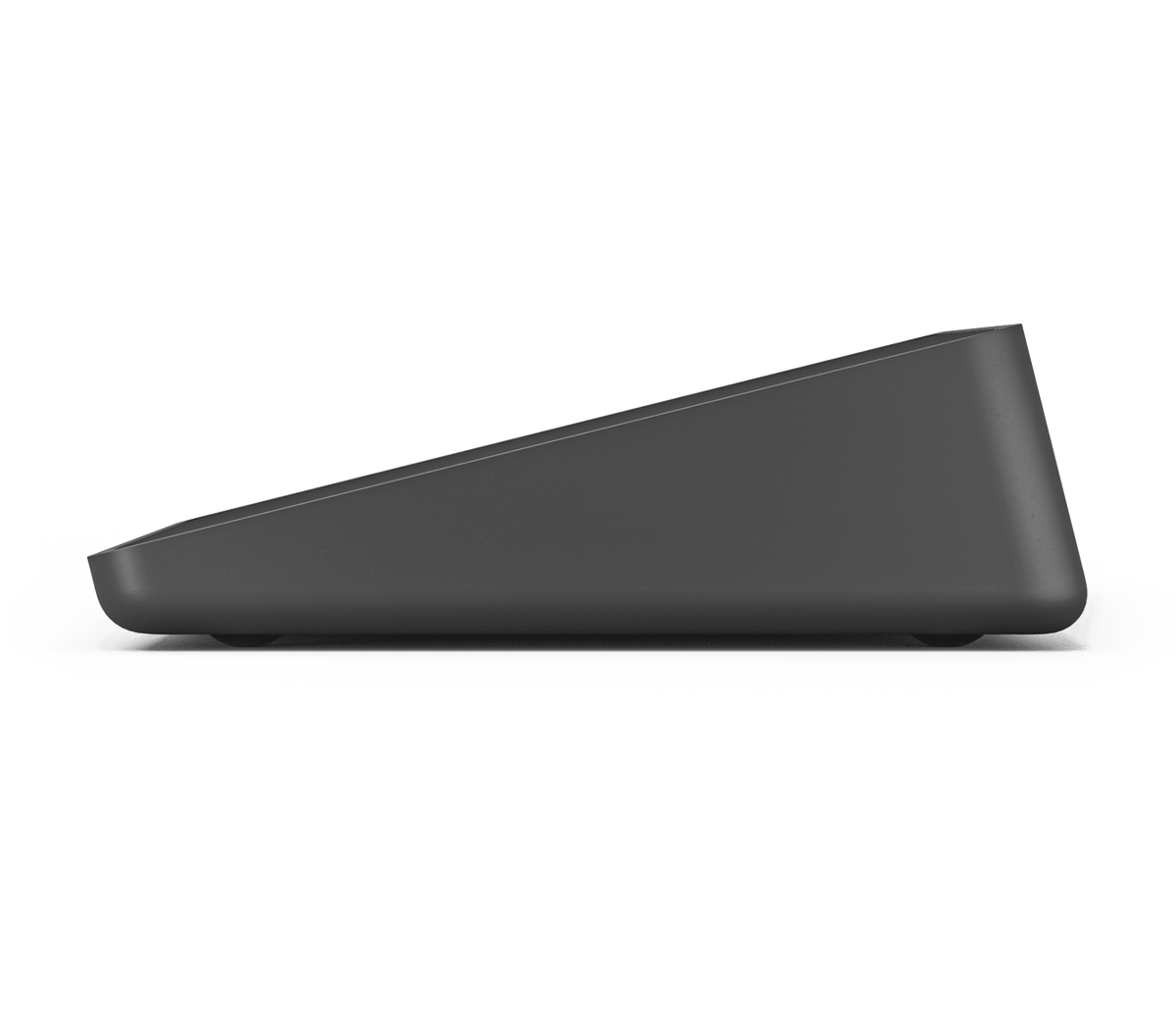 Logitech Tap IP touch controller, graphite, angled view