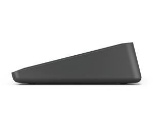 Logitech Tap IP touch controller, graphite, angled view