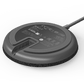 Rally Mic Pod Graphite/Black - angled underside view with cable