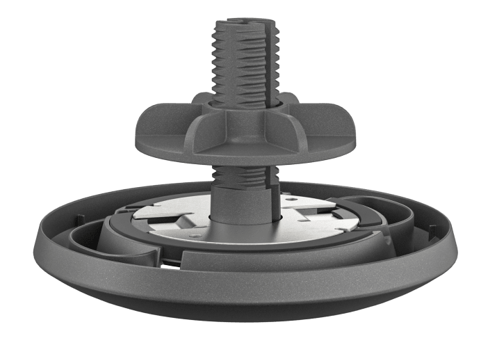 Logitech Rally Mic Pod Mount - mounting/attachment mechanism closeup