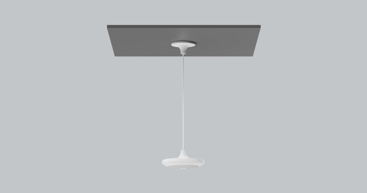 Rally Mic Pod Pendant Mount (Ceiling) - OFF-WHITE