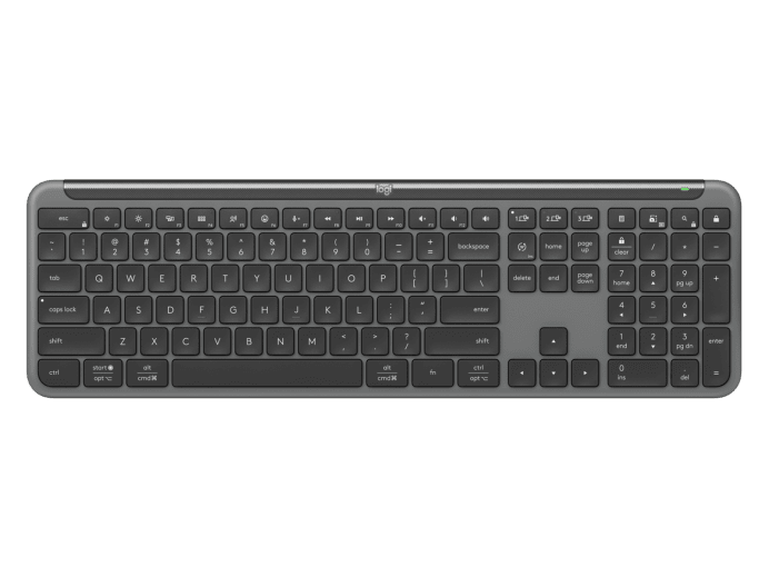 Signature Slim Combo MK950 for Business Graphite - keyboard close-up view