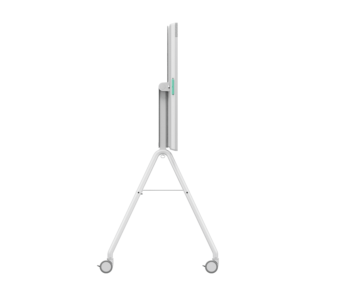 Rally Board 65 Cart White - side profile view