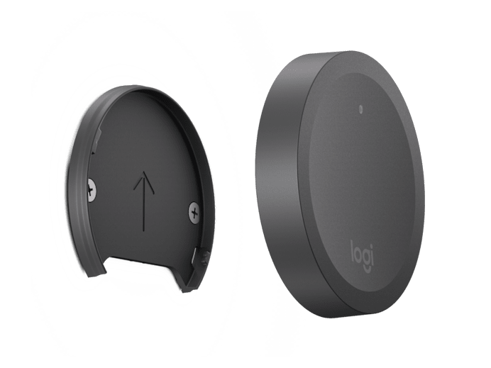 Logitech Rally Camera Preset Button Graphite angle view