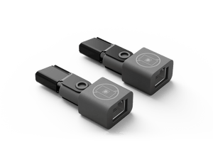 Rally Mic Pod CAT Coupler - close-up of RJ45/CAT connector ports